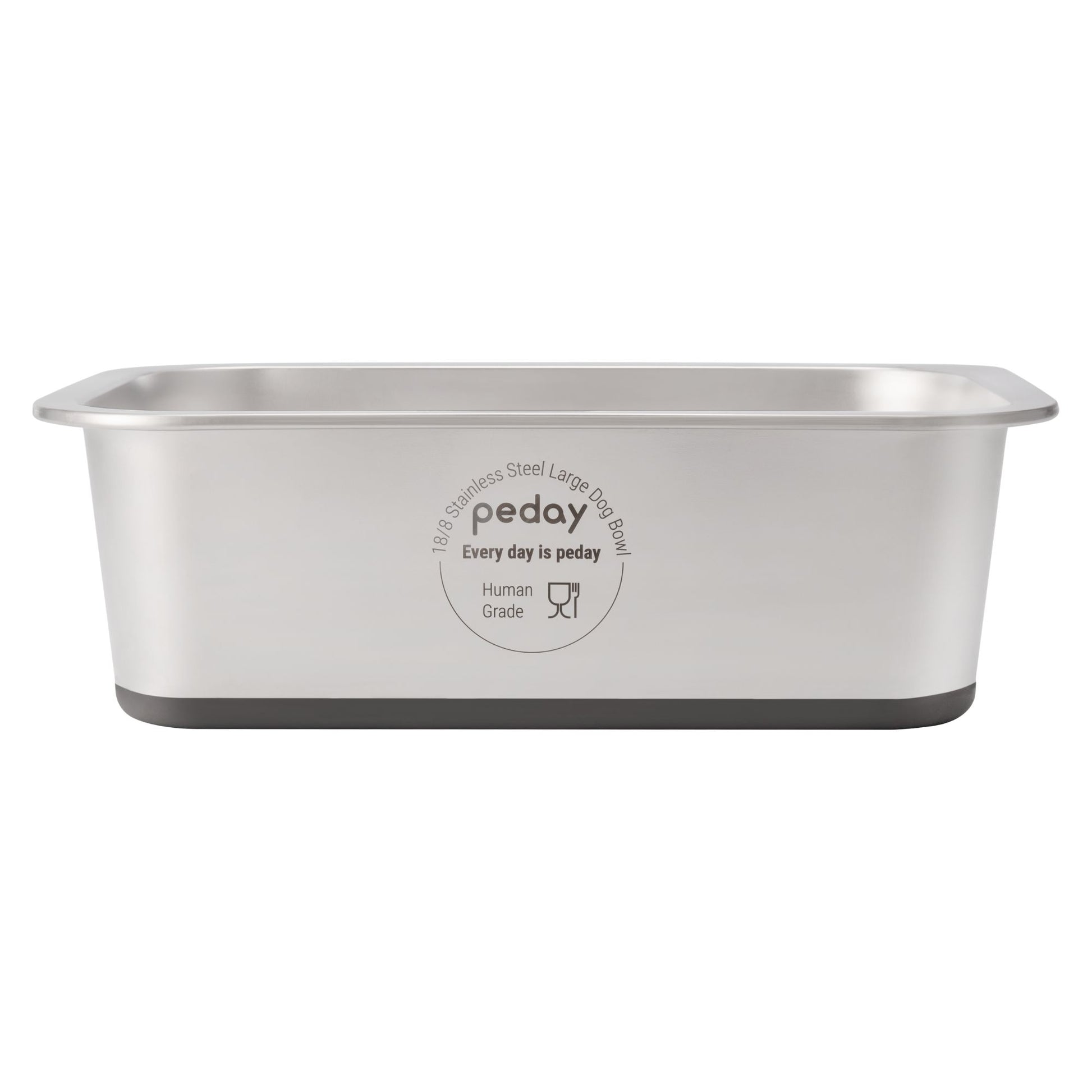 PEDAY peday large dog water bowl 304 stainless steel extra large dog bowl  for big & large dogs